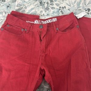 Men’s red jeans brand new sz 32/30